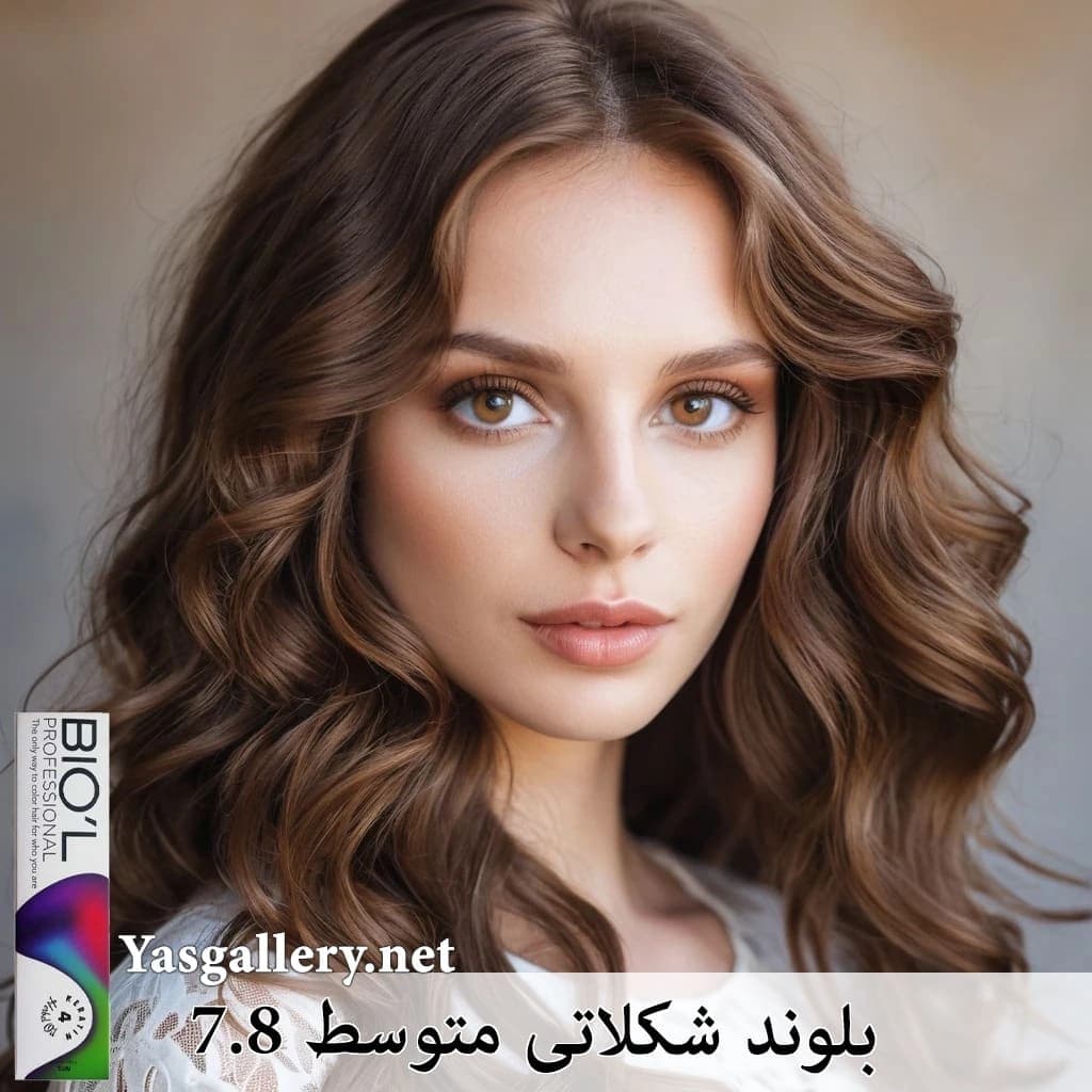 رنگ موی بیول شکلاتی — تصویر ۴