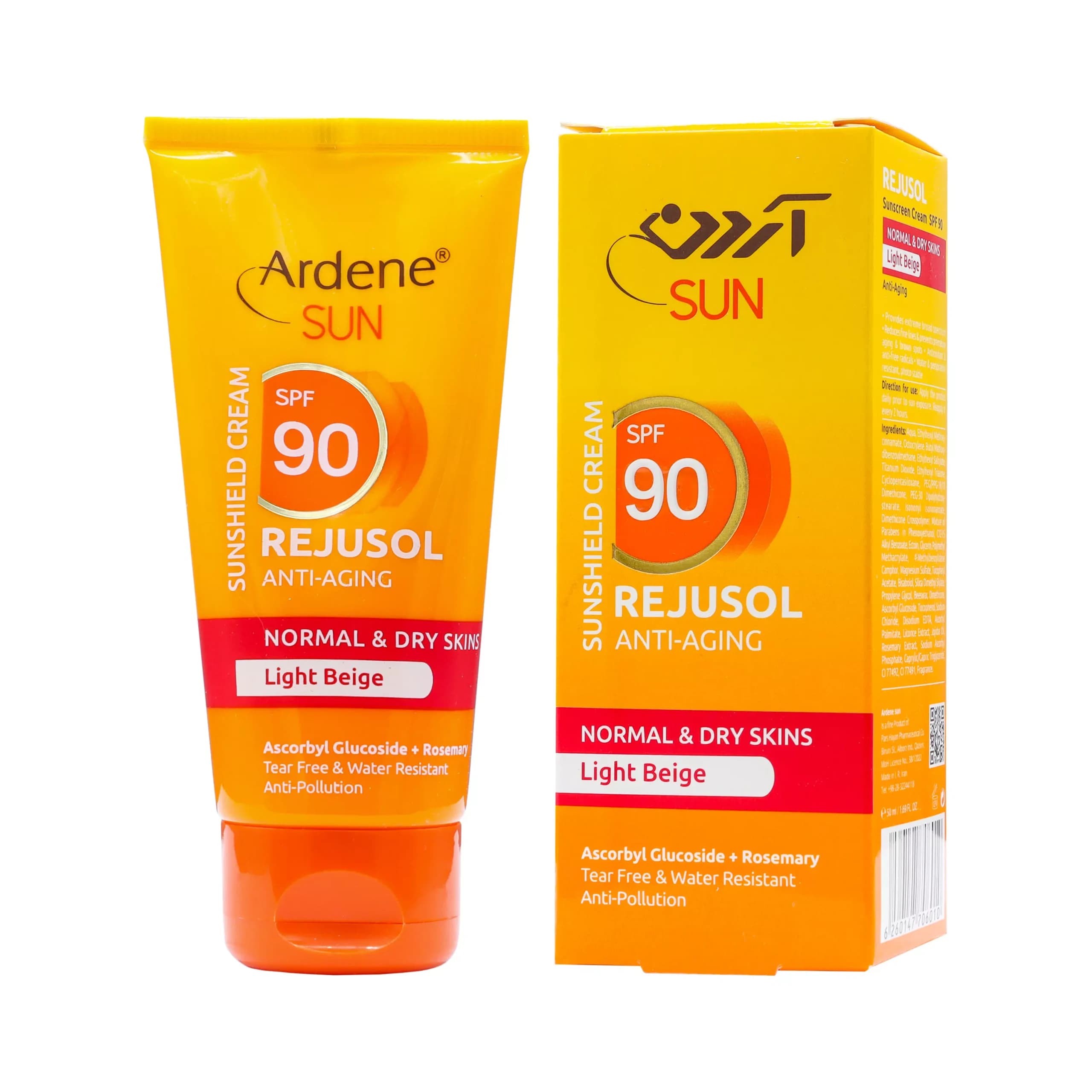 ضدآفتاب ضدچروک spf90 پوست معمولي و خشک آردن سان