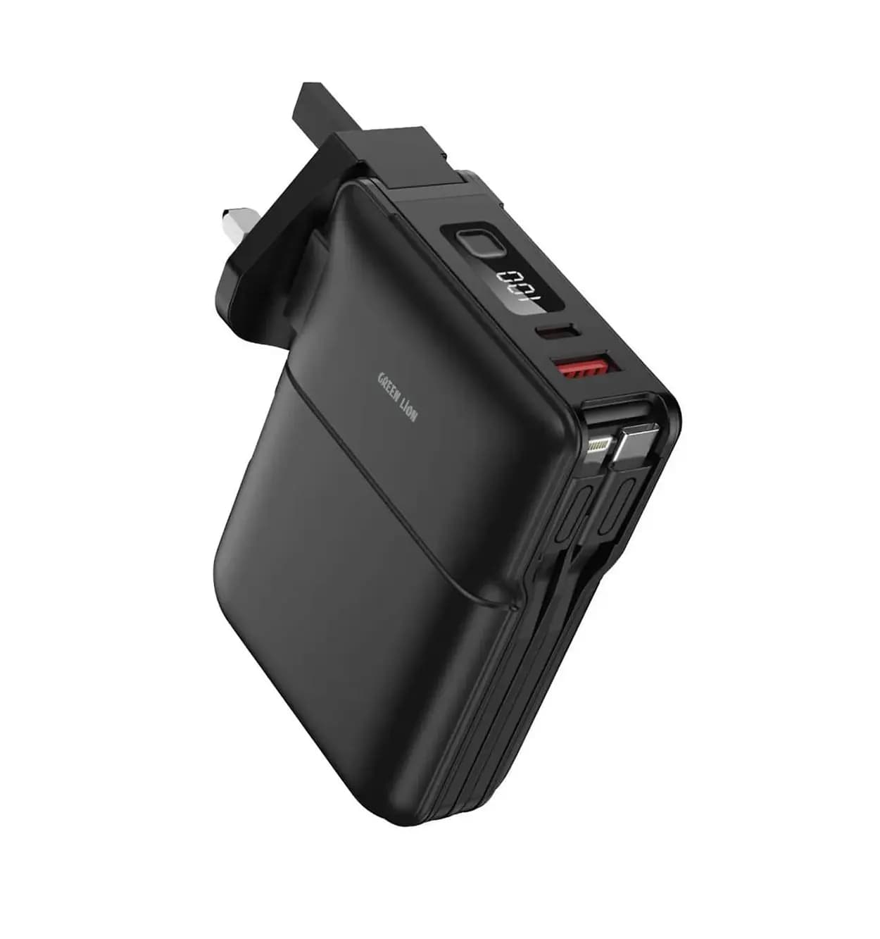 پاوربانک و شارژر دیواری گرین لاین Green Lion Travel Power Bank 10000mAh