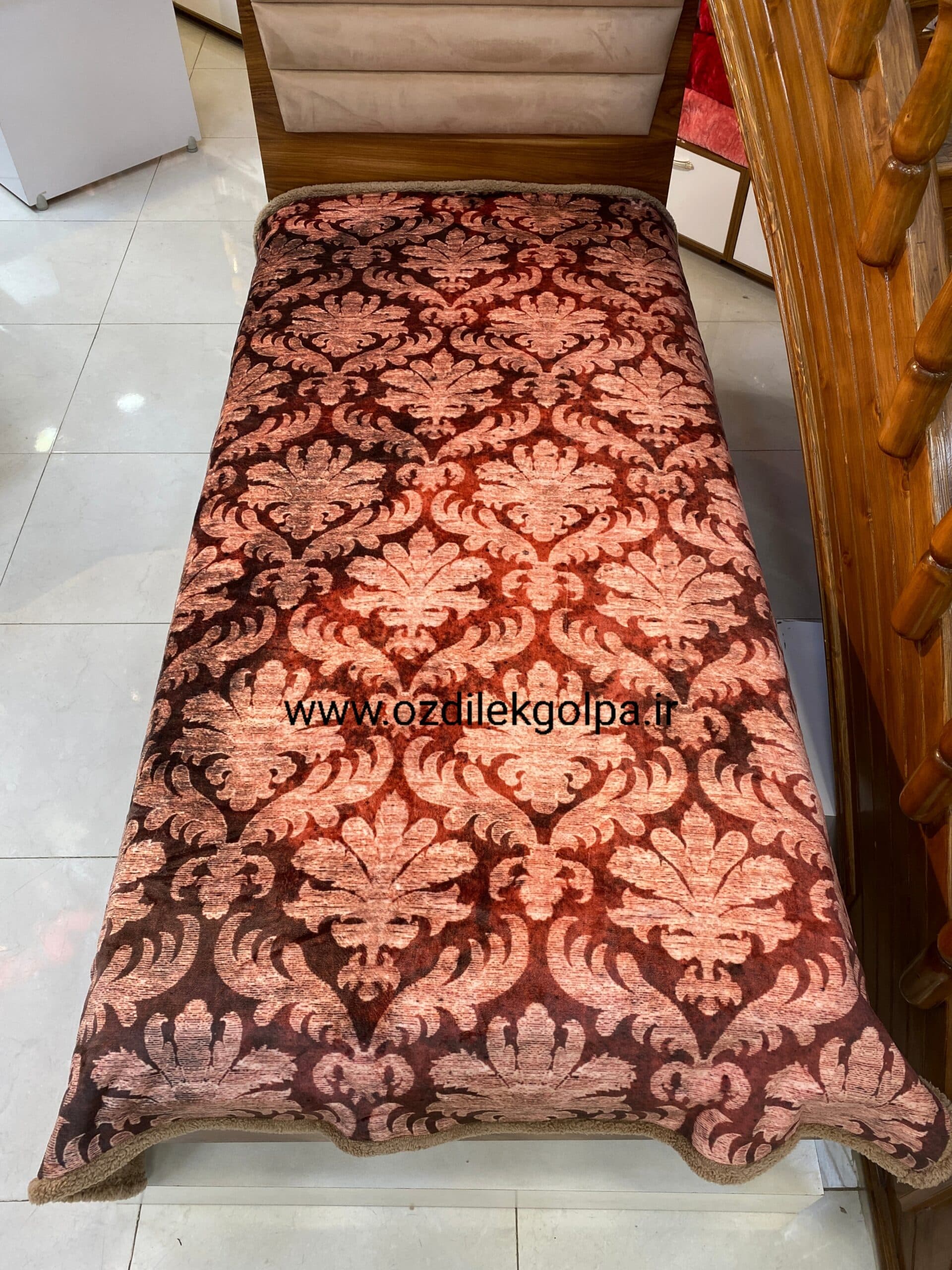پتو یکنفره دو لایه پشت تدی طرح اسپرت برند پریسان مدل 9 سایز 160 در 220