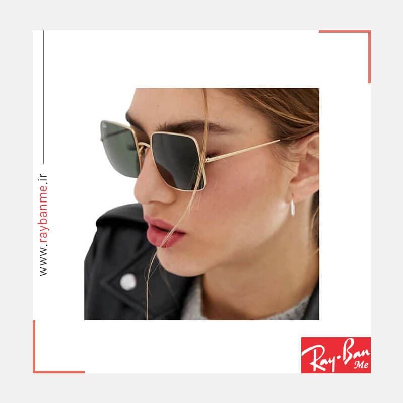 عینک آفتابی ریبن مدل RAY BAN RB1971-9147/51 Square Sun — تصویر ۱۱
