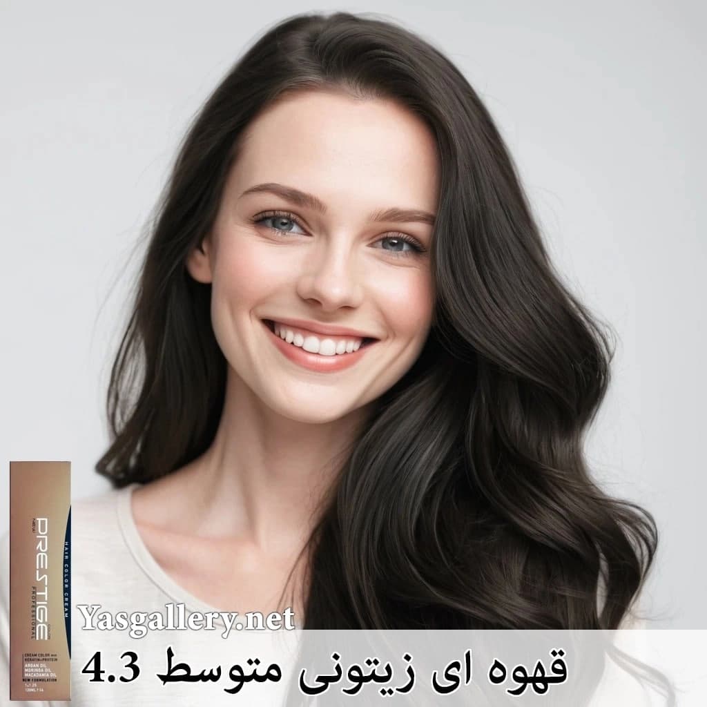 رنگ موی پرستیژ زیتونی — تصویر ۴