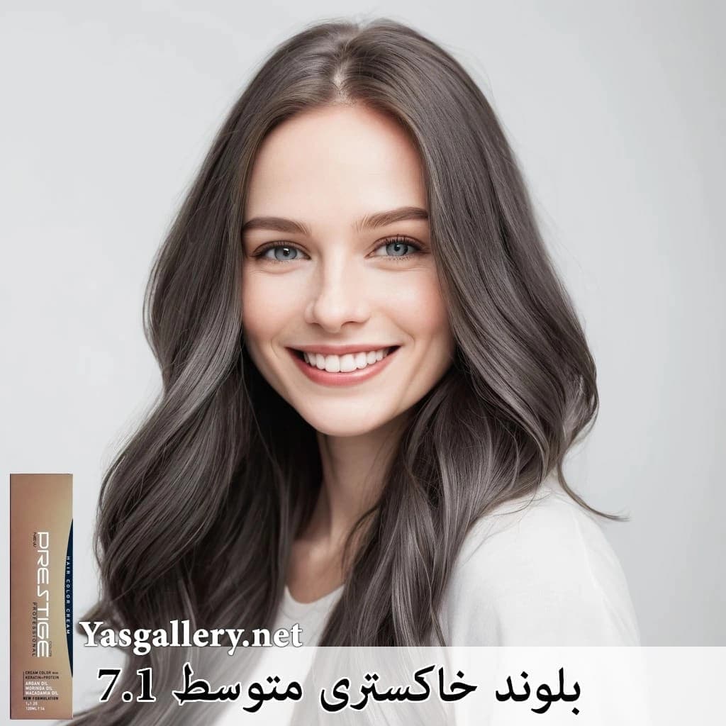 رنگ موی پرستیژ خاکستری — تصویر ۸