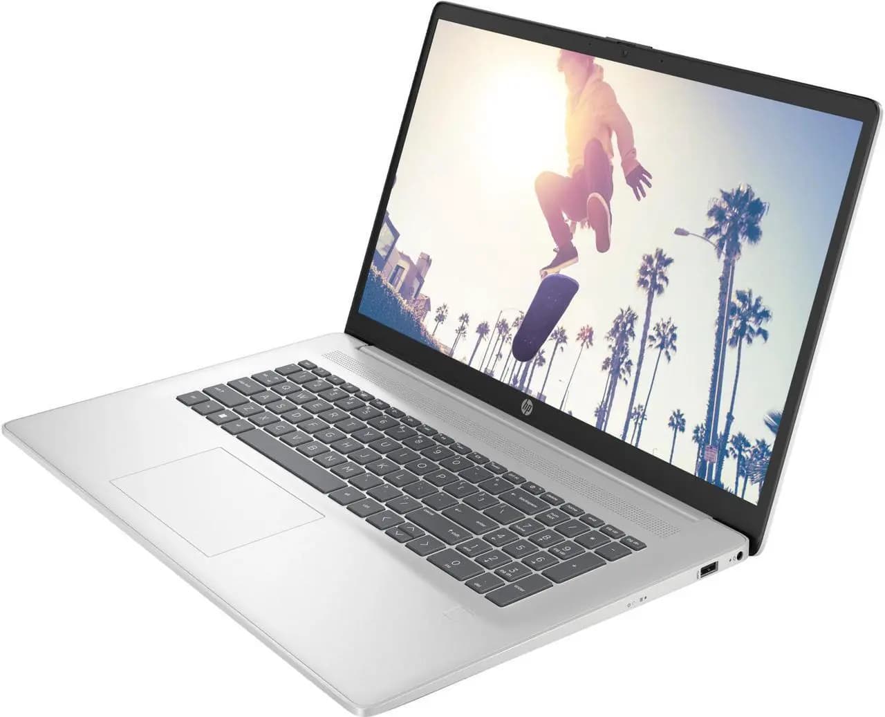 لپ‌تاپ HP 17s 2024 – پردازنده Core 7-150U نسل ۱۴، رم ۱۶ گیگ DDR4، حافظه ۵۱۲ گیگ SSD، نمایشگر ۱۷.۳ اینچ Full HD IPS