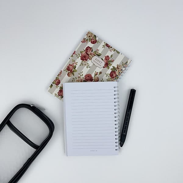 دفترچه جیبی گلدار کیفت — تصویر ۵