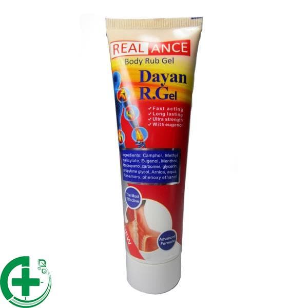 ژل موضعی عضلات و مفاصل مدل R.Gel ریلنس 100 گرم | RealAnce Body Rub Gel 100 gr