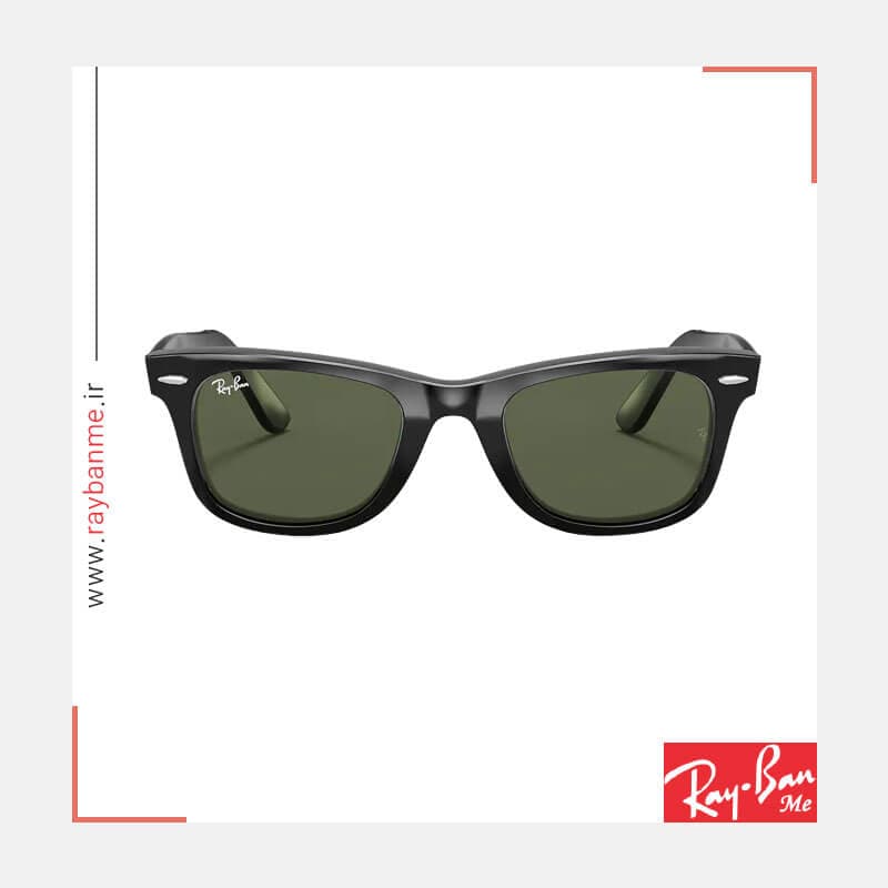 عینک آفتابی ریبن مدل RAY BAN RB2140-F-902 Wayfarer 52 Sun — تصویر ۵