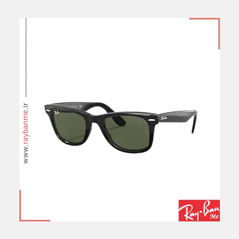 عینک آفتابی ریبن مدل RAY BAN RB2140-F-902 Wayfarer 52 Sun — تصویر ۷