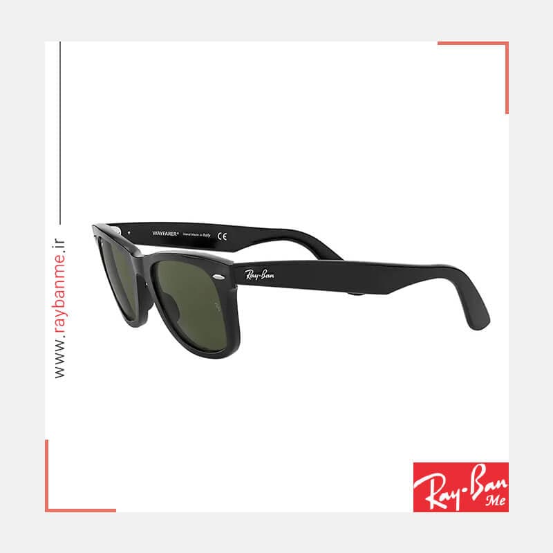 عینک آفتابی ریبن مدل RAY BAN RB2140-F-902 Wayfarer 52 Sun — تصویر ۶