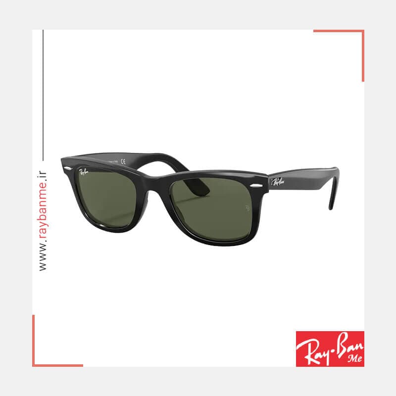 عینک آفتابی ریبن مدل RAY BAN RB2140-F-902 Wayfarer 52 Sun — تصویر ۴