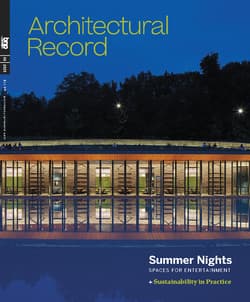 مجله Architectural Record؛ آگوست 2025