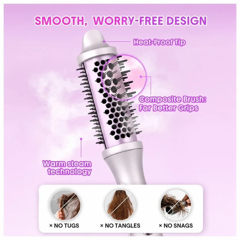 برس گرد بخار شیگلم مدل Hydra Shot Steam Blowout Brush Pro — تصویر ۲