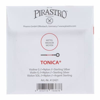 سیم ویولن پیراسترو Tonica قرمز — تصویر ۲