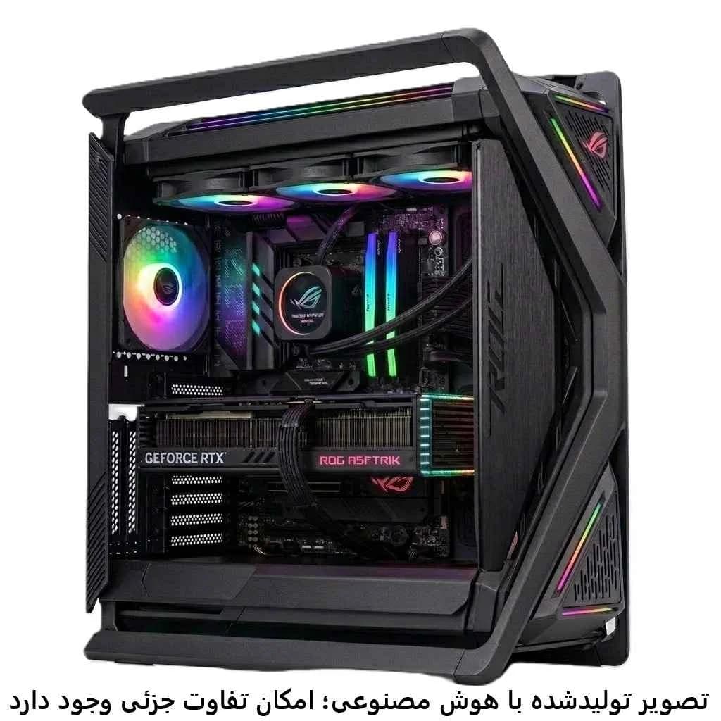 کیس اسمبل شده بالارده گیمینگ 9950X3D- ROG X870E- 64GB DDR5- SSD 4TB- RTX5080 16GB کد G048 — تصویر ۶