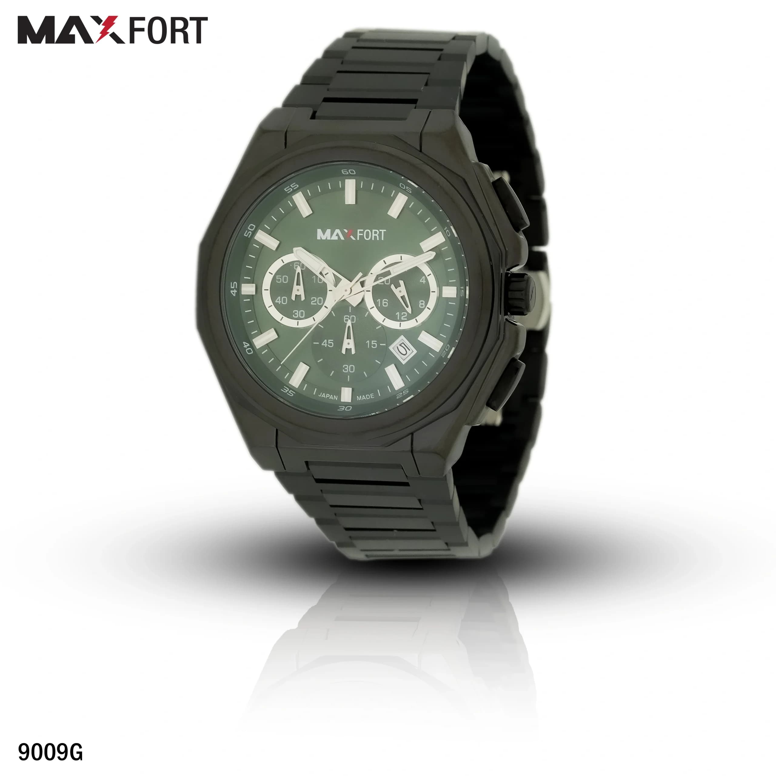 ساعت مچی مردانه مکس فورت MAXFORTرفرنس 9009G ضدآب🔥⌚✅ — تصویر ۴