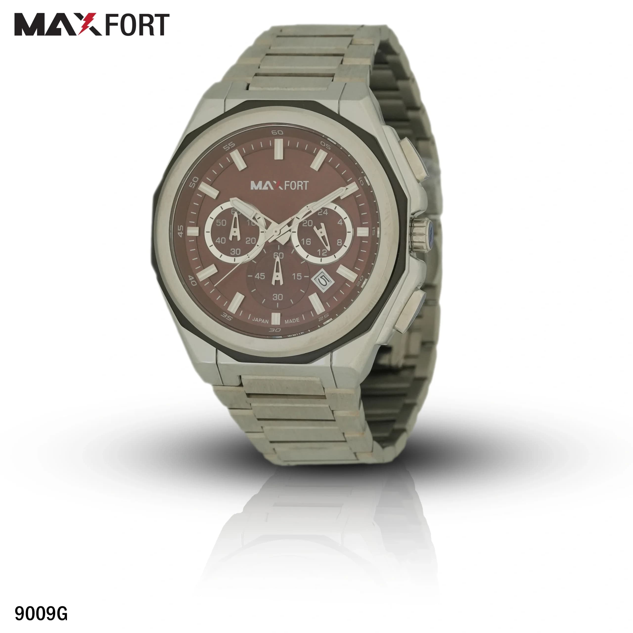 ساعت مچی مردانه مکس فورت MAXFORTرفرنس 9009G ضدآب🔥⌚✅ — تصویر ۷