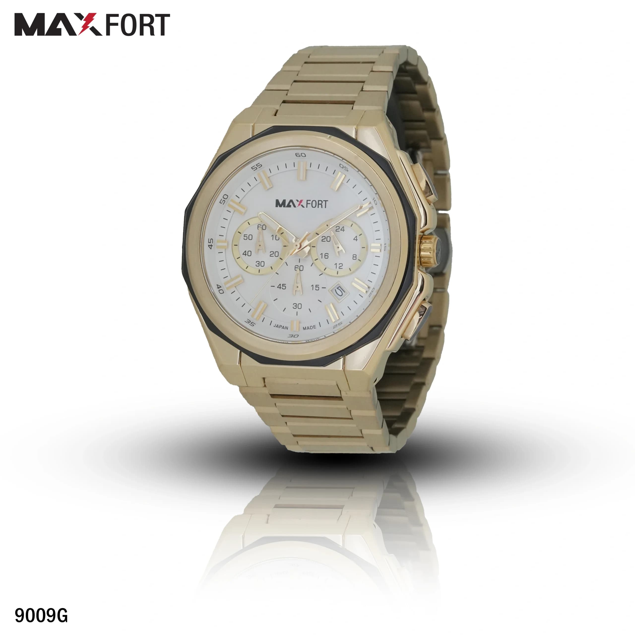 ساعت مچی مردانه مکس فورت MAXFORTرفرنس 9009G ضدآب🔥⌚✅ — تصویر ۱۰