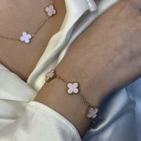 ست جواهرات ونکلیف با سنگ اونیکس — تصویر ۷