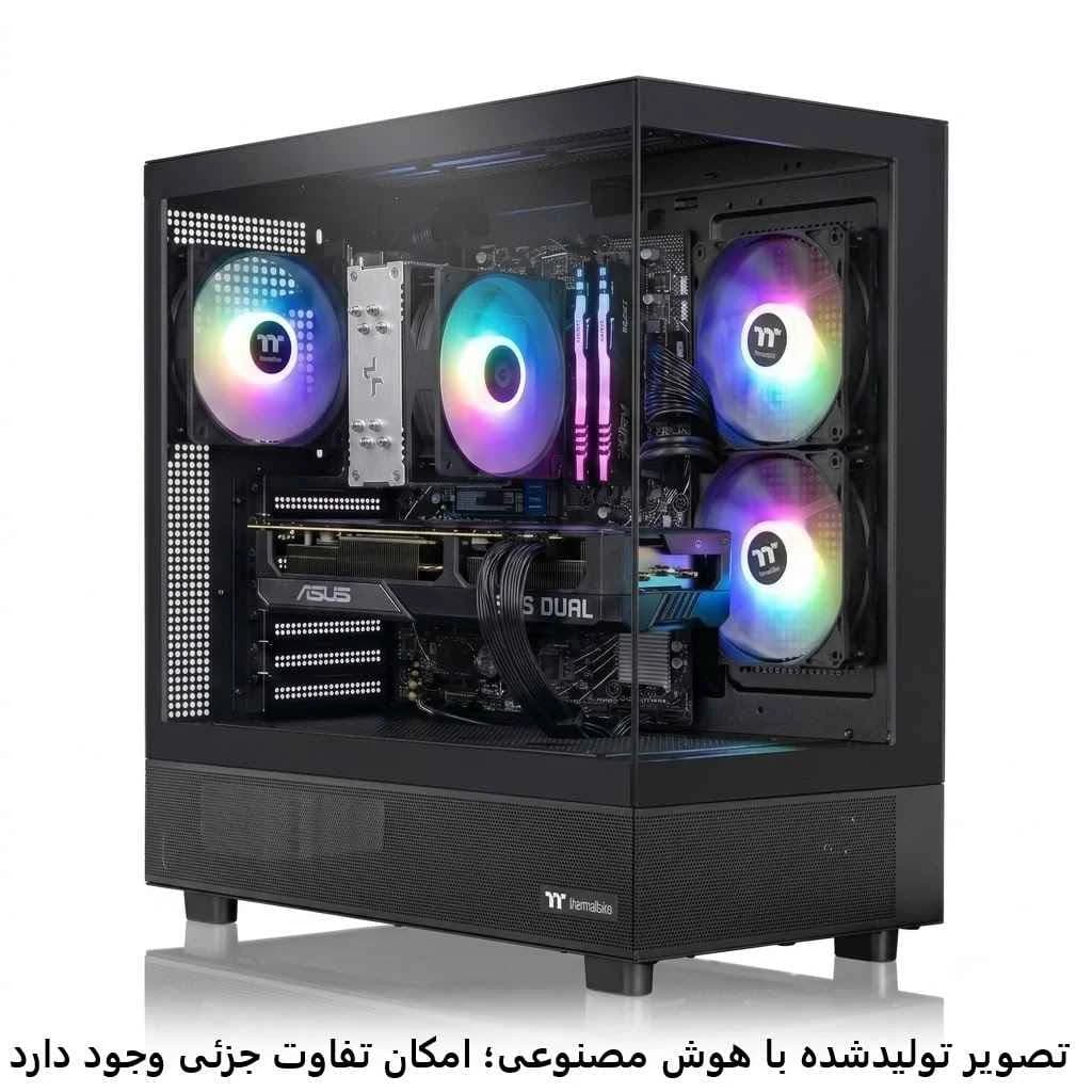 کیس گیمینگ میان رده a620- 7500F- 32GB DDR5- 1TB m.2- 5060 8GB کد G008-2