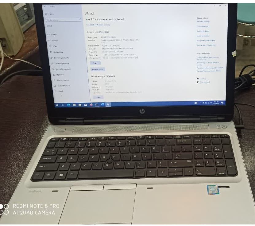 لپ تاپ استوک اچ پی HP Probook 650 G2/i7/8GB/256SSD — تصویر ۳