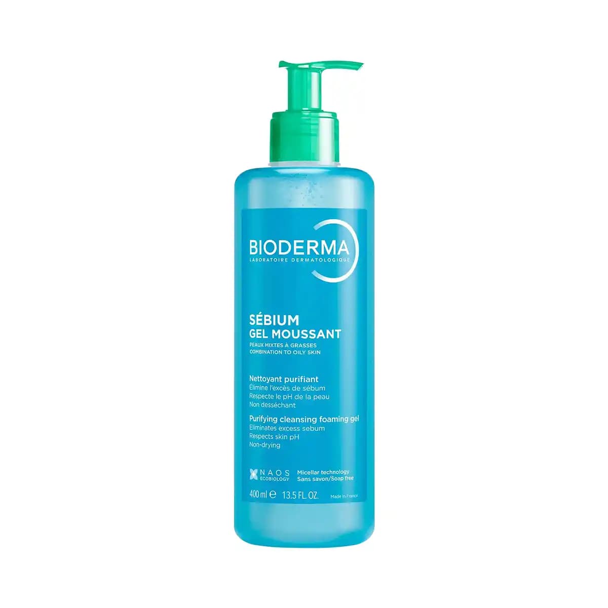 ژل شستشو صورت بایودرما سبیوم 400ml