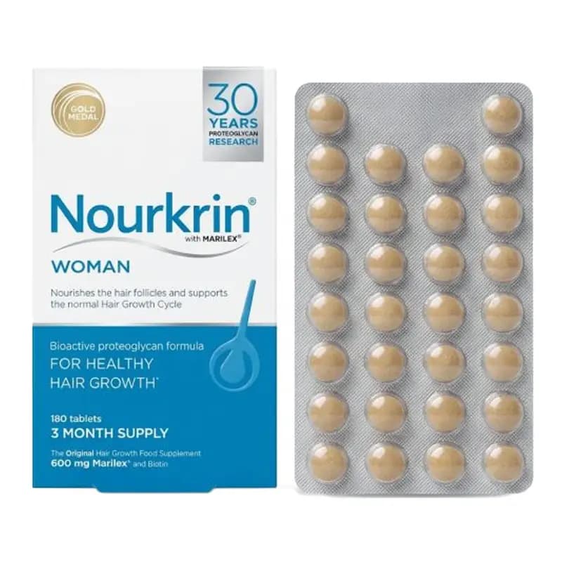 قرص نورکرین بانوان بسته 180 عددی NOURKRIN WOMAN اصل — تصویر ۲