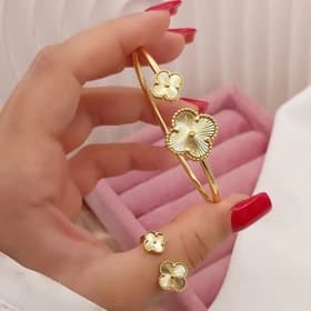 بنگل طلایی ونکلیف VanCleef-8526-L
