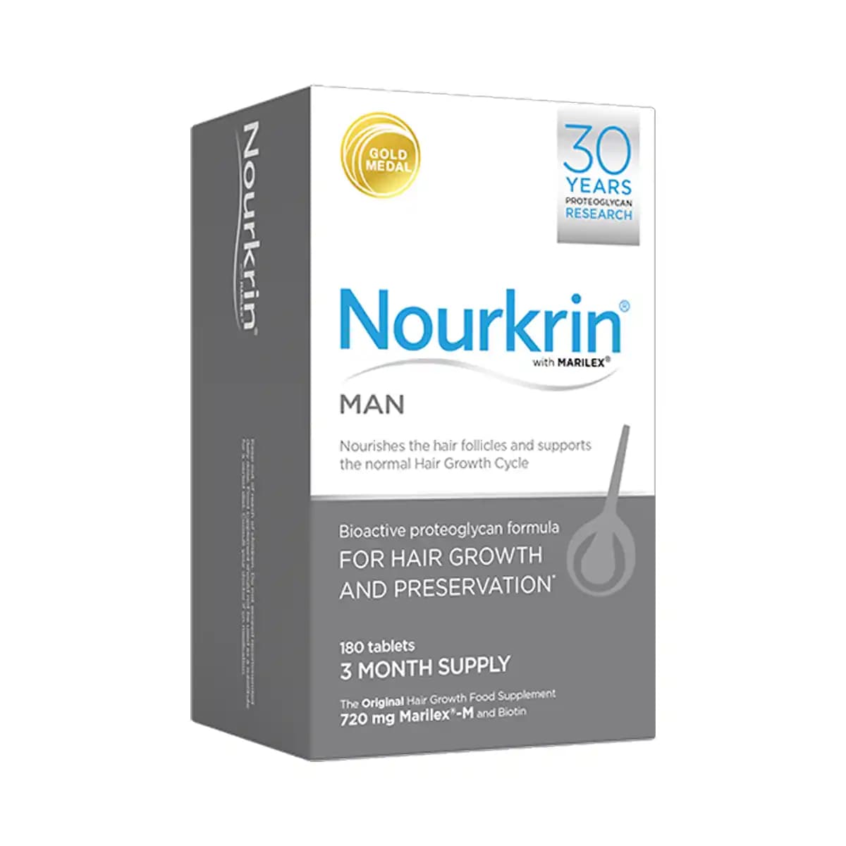 قرص نورکرین آقایان بسته 180 عددی NOURKRIN MAN اصل