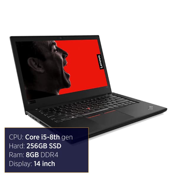 لپ تاپ لنوو T480 لمسی نسل هشتم – قدرت و ظرافت در کنار هم