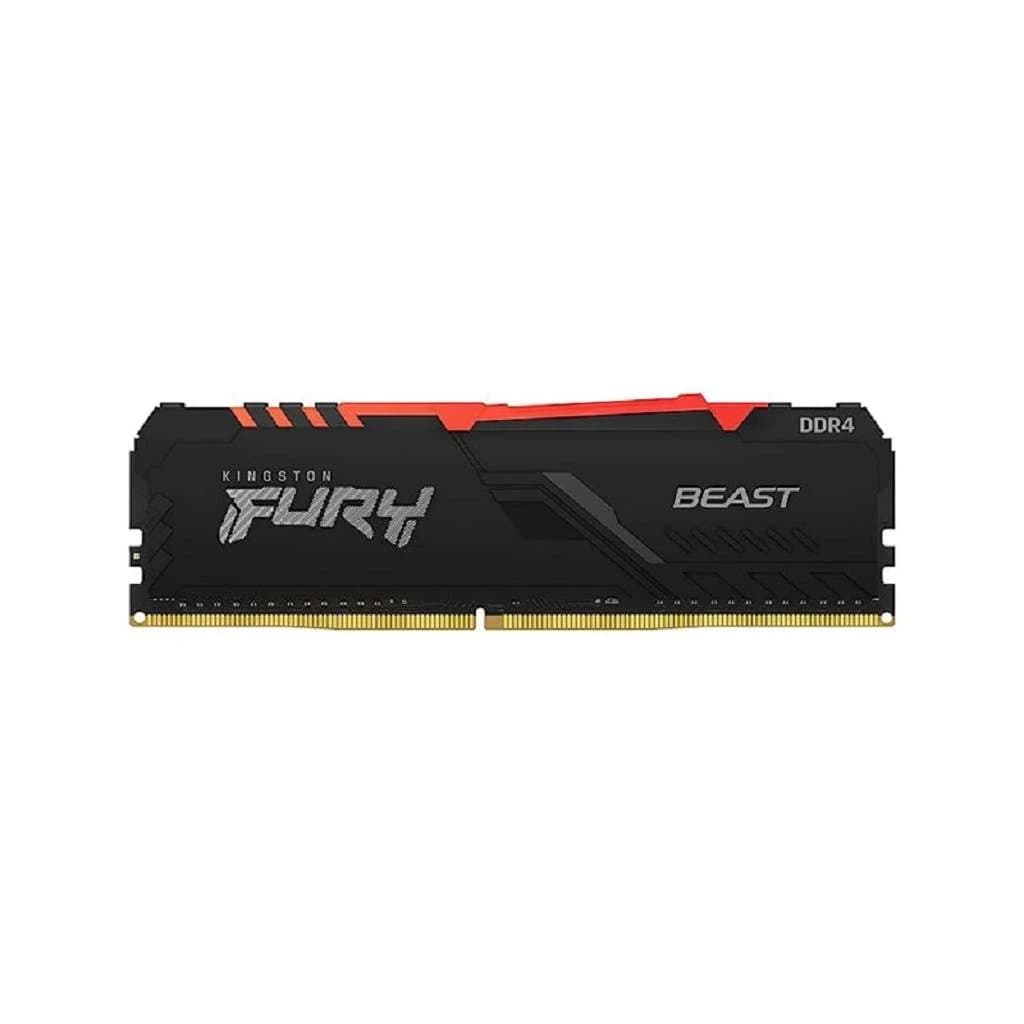 رم کینگستون 32GB مدل Fury Beast RGB 3200Mhz DDR4 CL18