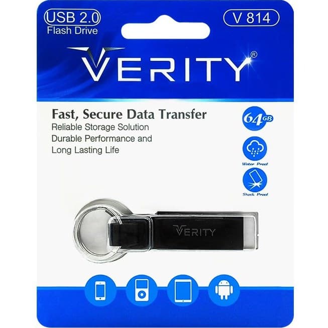 فلش مموری وریتی مدل V814 ظرفیت 64 گیگابایت — تصویر ۲