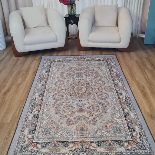 فرش چاپی کیفیت +A هایژنیک طرح حریر U53 (پس کرایه) — تصویر ۳