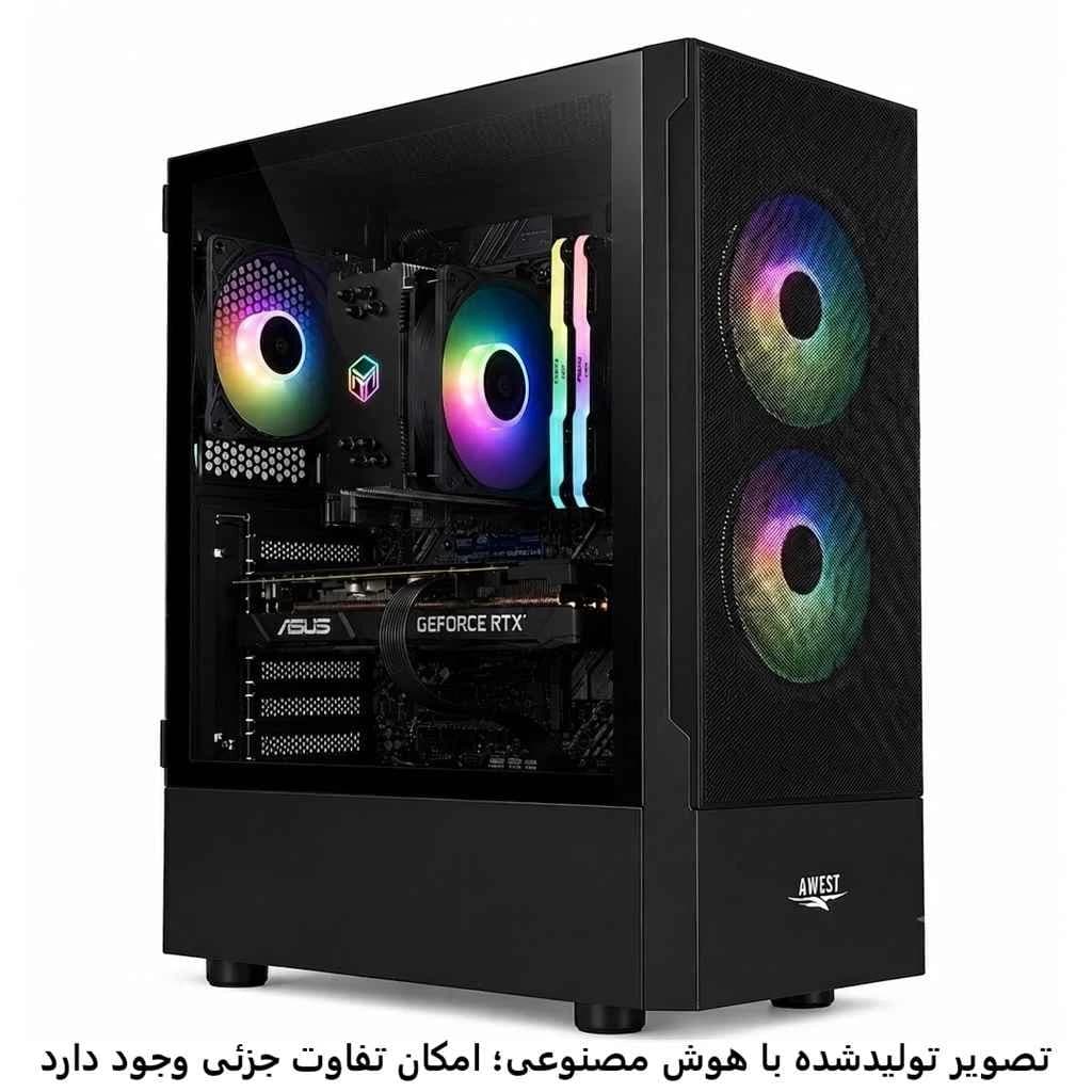 کیس اسمبل شده گیمینگ اقتصادی مختص بازی WUCHANG کد W-1
