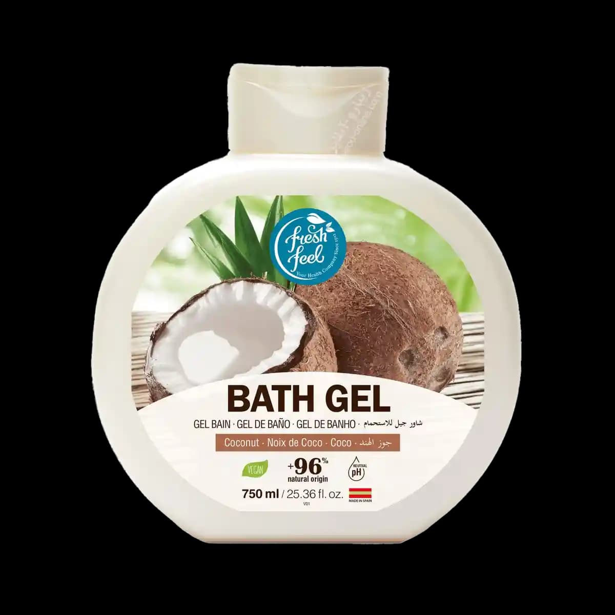 شامپو بدن فرش فیل FRESH FEEL Coconut حجم750ml