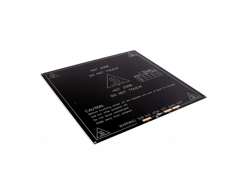 هیت بد PCB Heated Bed تمام آلومینیومی MK3 سایز 214در214 ضخامت 3.0mm مخصوص پرینترهای سه بعدی — تصویر ۵