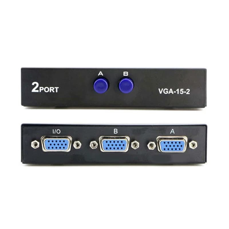 سوئیچ VGA دو پورت دستی | VGA Switch 2 Port Manual — تصویر ۲