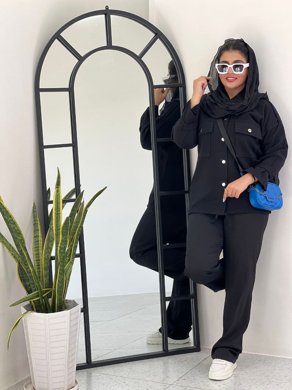 مانتو ساحل جنس کتان — تصویر ۳