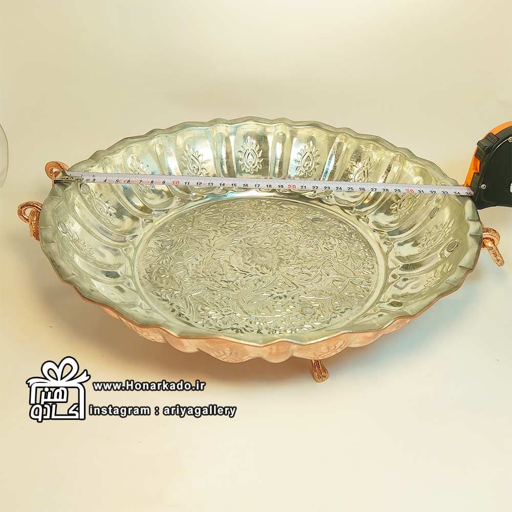 میوه دسته پایه دار سفید 35سانت