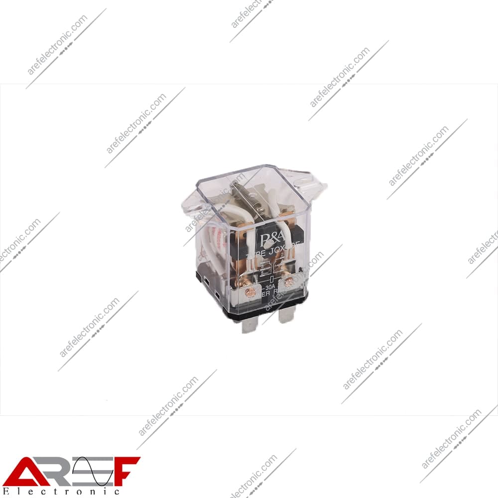 رله پاوری مدل JQX-30F دارای 220 ولت 2 کنتاکت 30 آمپر