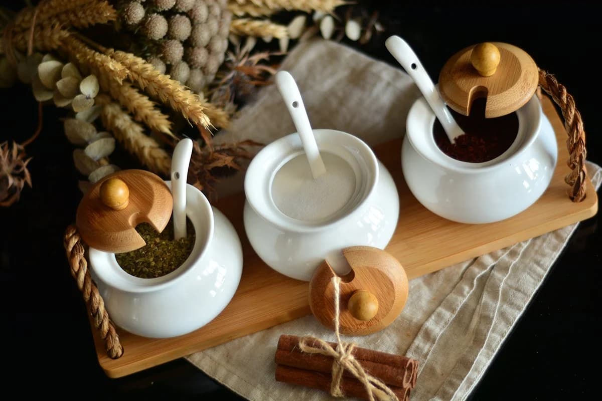 سرویس جای ادویه 3 عددی داستی بامبوم B2679 — تصویر ۴