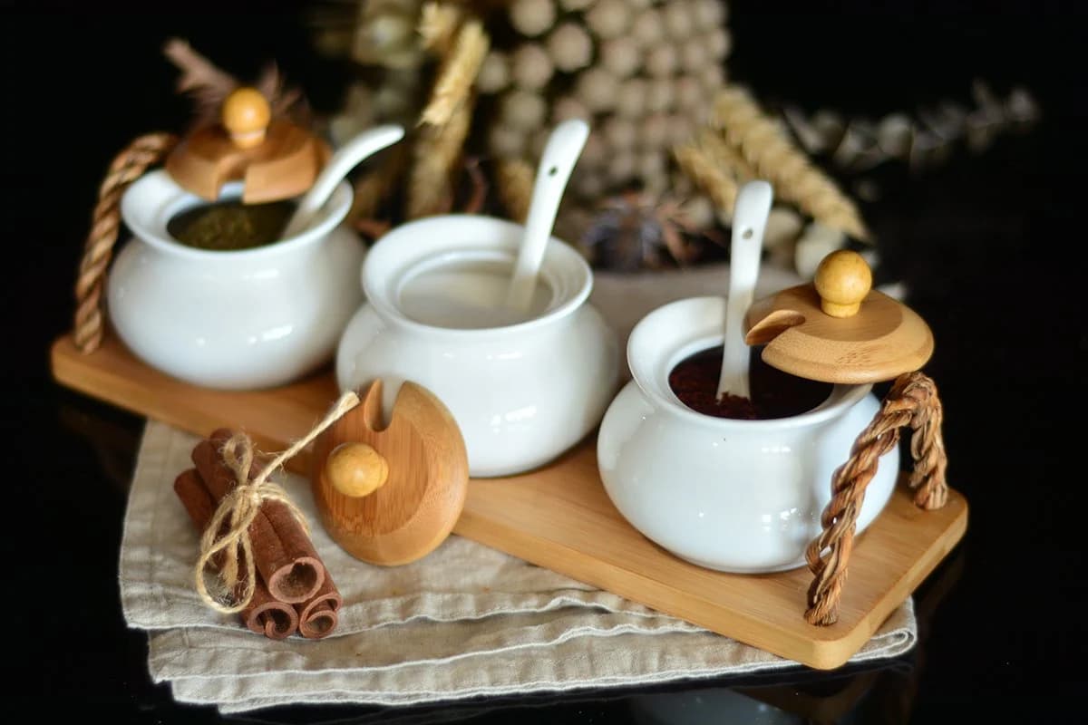 سرویس جای ادویه 3 عددی داستی بامبوم B2679 — تصویر ۳