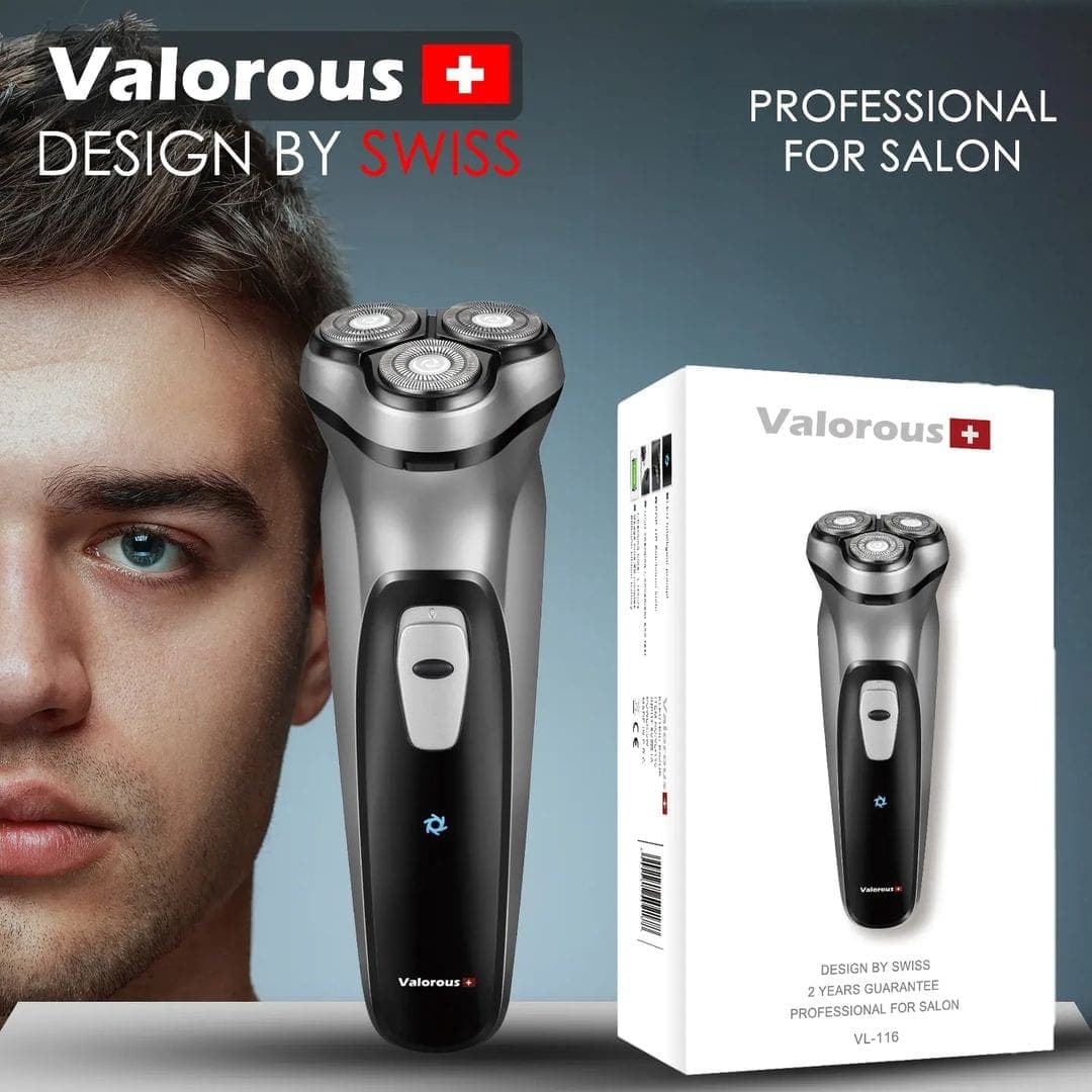 ماشین اصلاح حرفه‌ای ولروس مدل Valorous VL-116 با تیغه تیتانیوم و باتری 600mAh — تصویر ۳