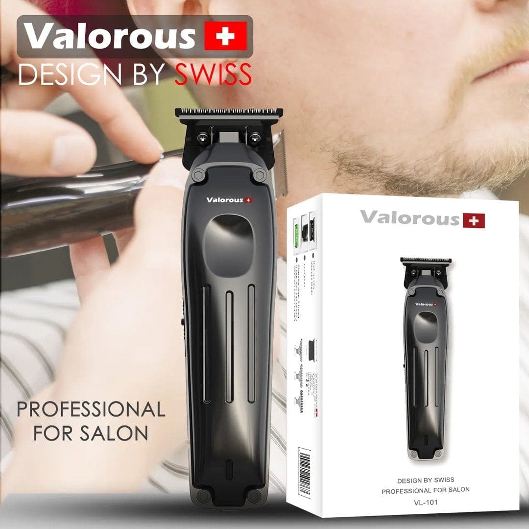 ماشین اصلاح حرفهای ولروس مدل Valorous VL-109 با تیغه استیل ضدزنگ و باتری قدرتمند 2000mAh — تصویر ۱۱