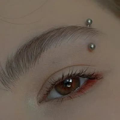 پیرسینگ لب و ابرو گوش استیل — تصویر ۴