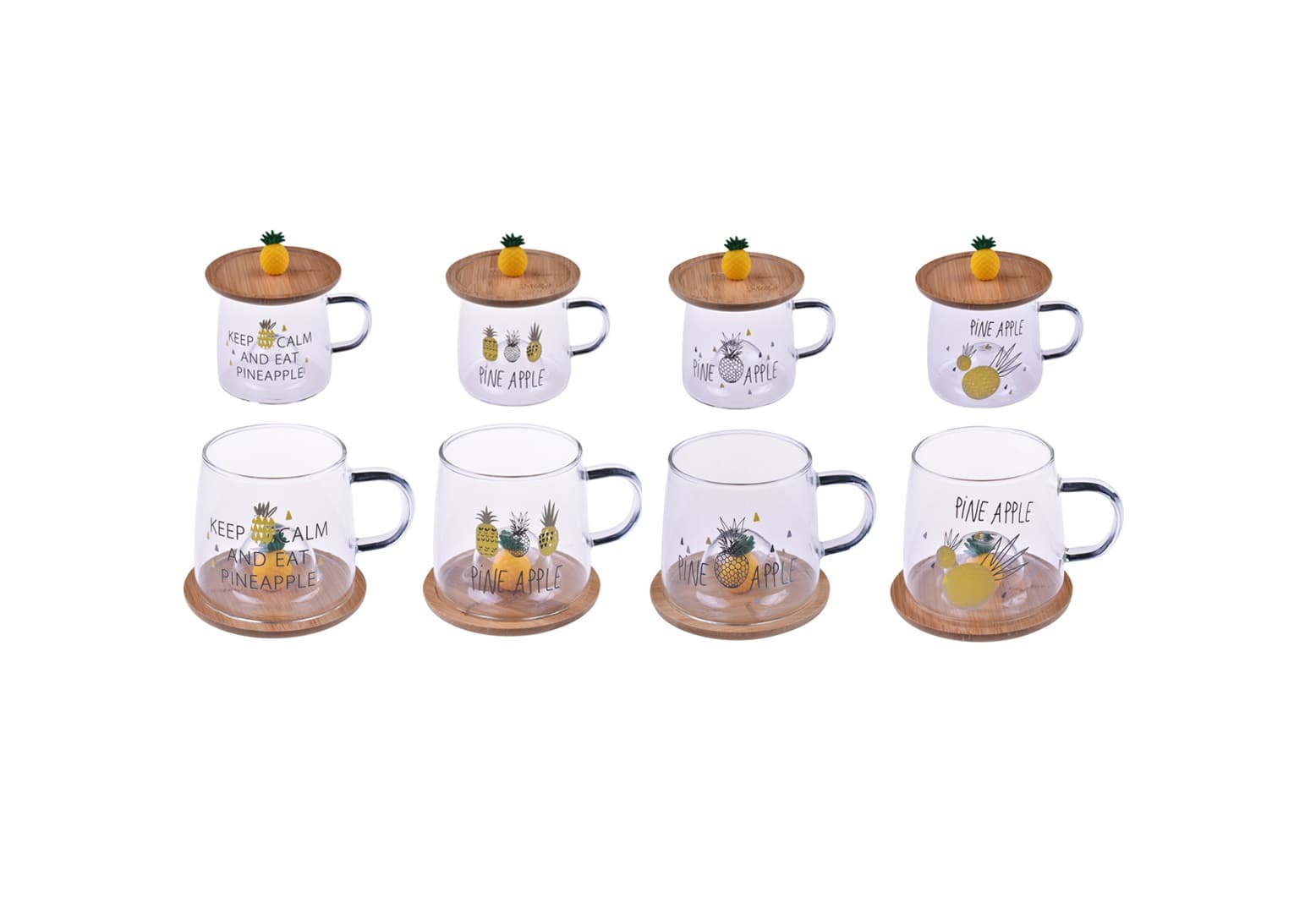 لیوان شیشه ای 280 میلی لیتر اسپر بامبوم B1168 — تصویر ۳