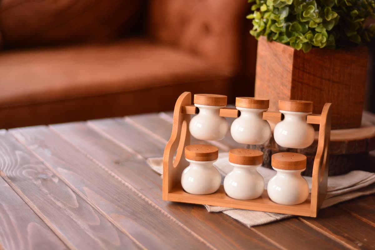 سرویس ادویه 7 پارچه پیتاز بامبوم B0563 — تصویر ۳