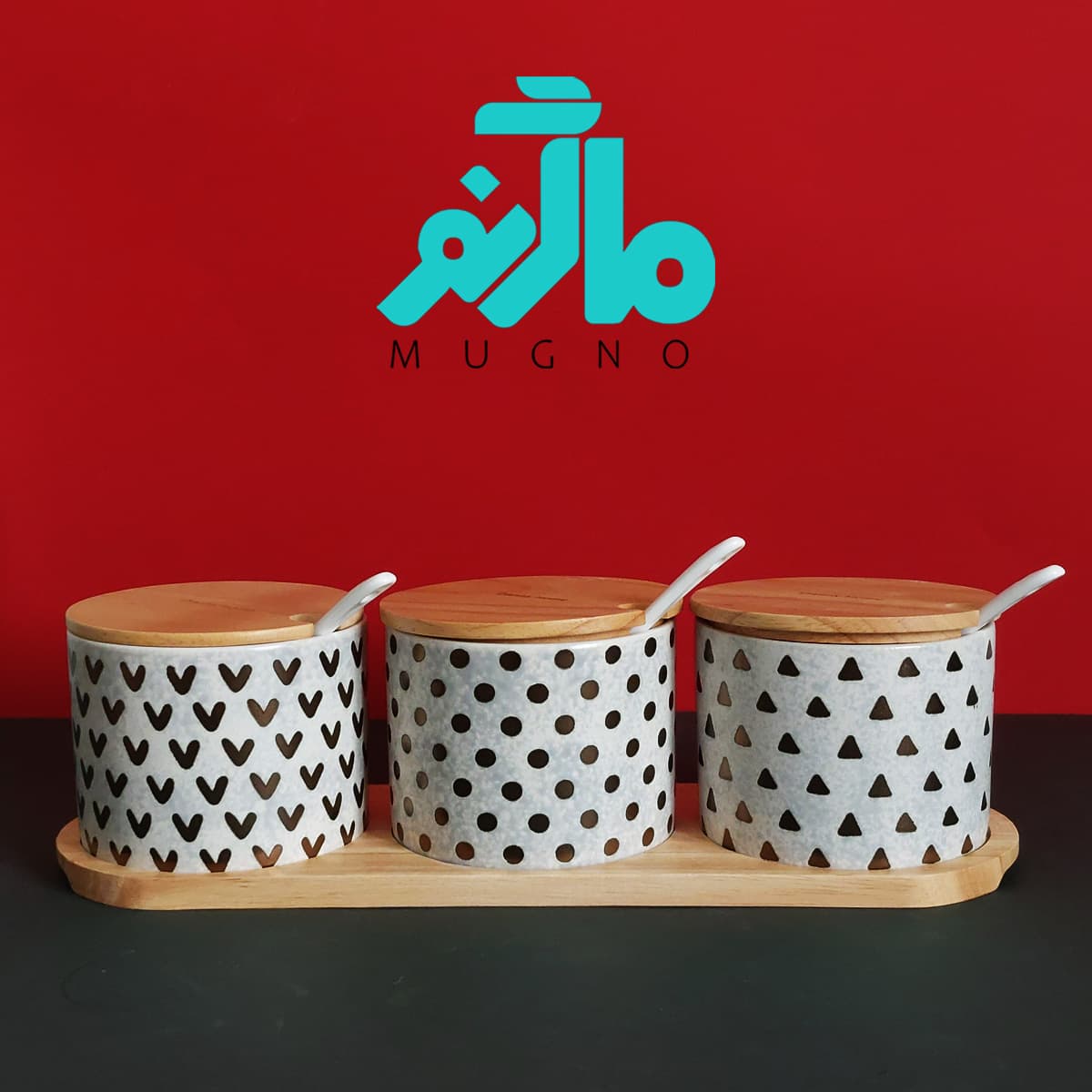 بانکه دنی هوم مدل درچوبی مجموعه سه عددی کد 00161 — تصویر ۷