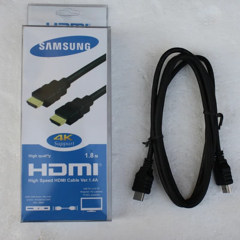 کابل HDMI سامسونگ فلتی 4K مدل HDR طول 1.5 متر — تصویر ۲
