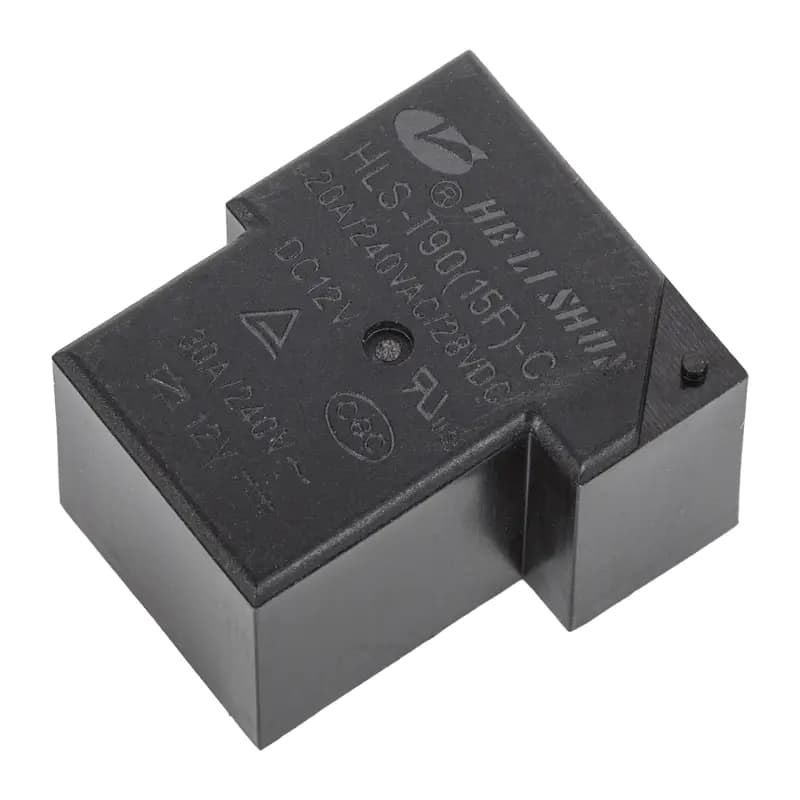 رله هلی شان T شکل 24 ولت 30 آمپر 6 پایه HELISHUN HLS-T90-15F-C