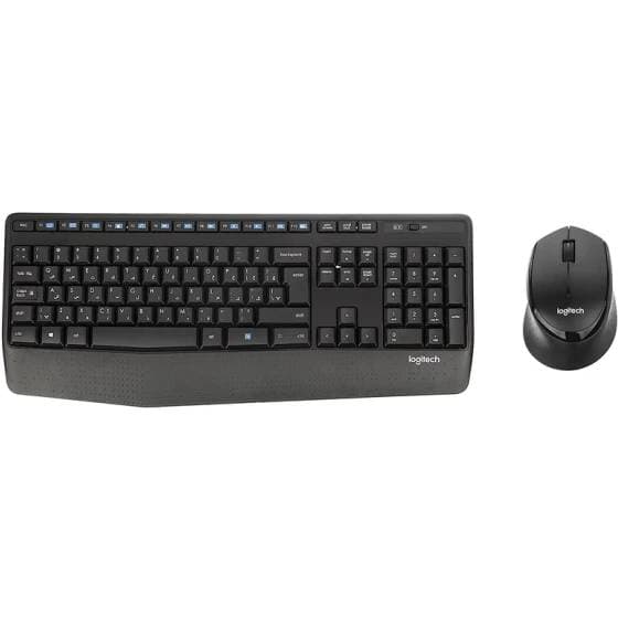 ست ماوس و کیبورد بی سیم لاجيتک مدل MK345 Black